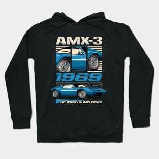 1969 AMC AMX/3 Racing Car Hoodie